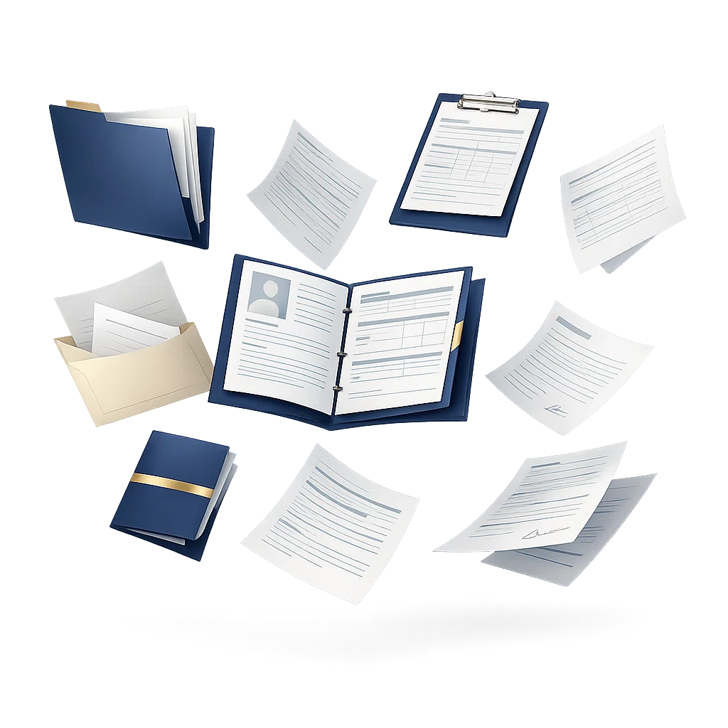 ведение кадрового учёта: личное дело, папки и бланки в порядке